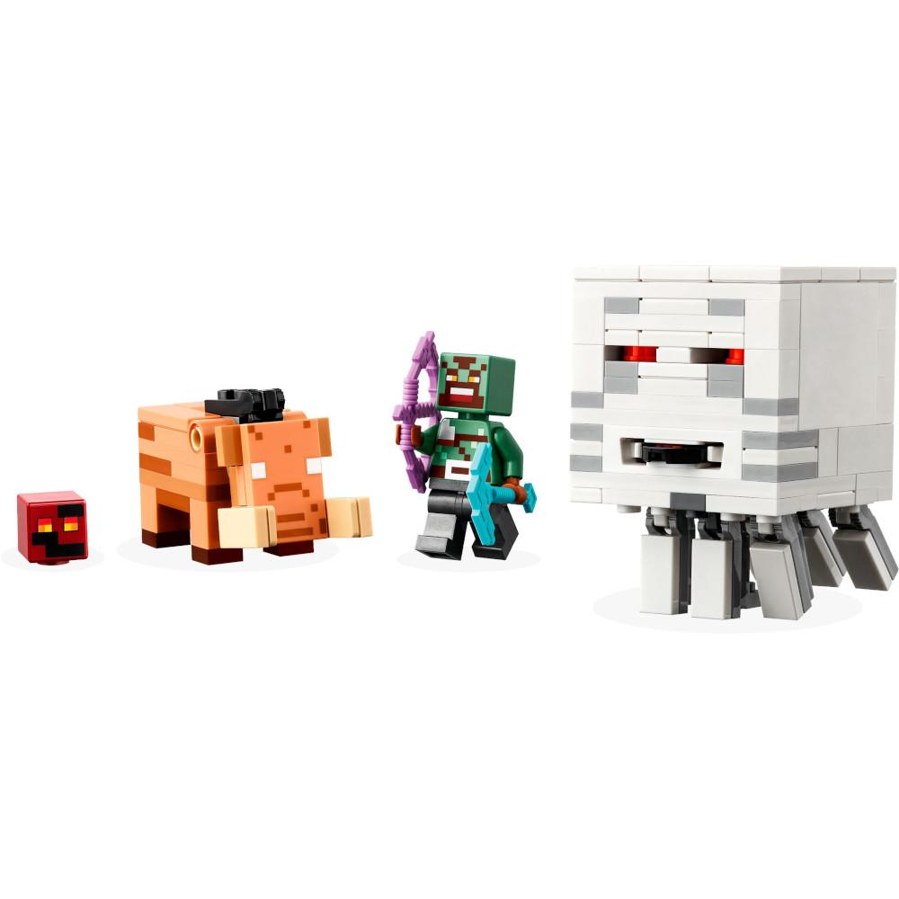 Zestaw klocków zasadzka w portalu do netheru 21255 lego minecraft duży dla dziecka nr. 3