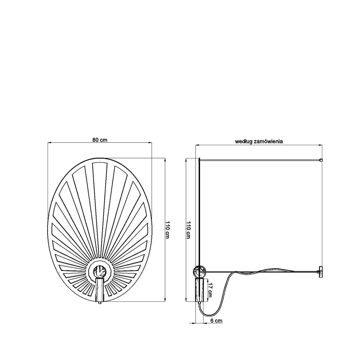 Lampa wisząca LEHDET biała 150x80x110cm nowoczesna E27 do salonu nr. 3