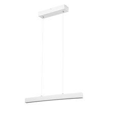 Lampa wisząca 60x7x150 cm LED z drewna jesionowego wymienny LED biała 4000K do salonu - Miniaturka zdjęcia nr 1