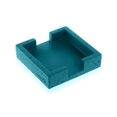 Pojemnik na podkładki Loft Dark Turquoise Poli - Miniaturka zdjęcia nr 2
