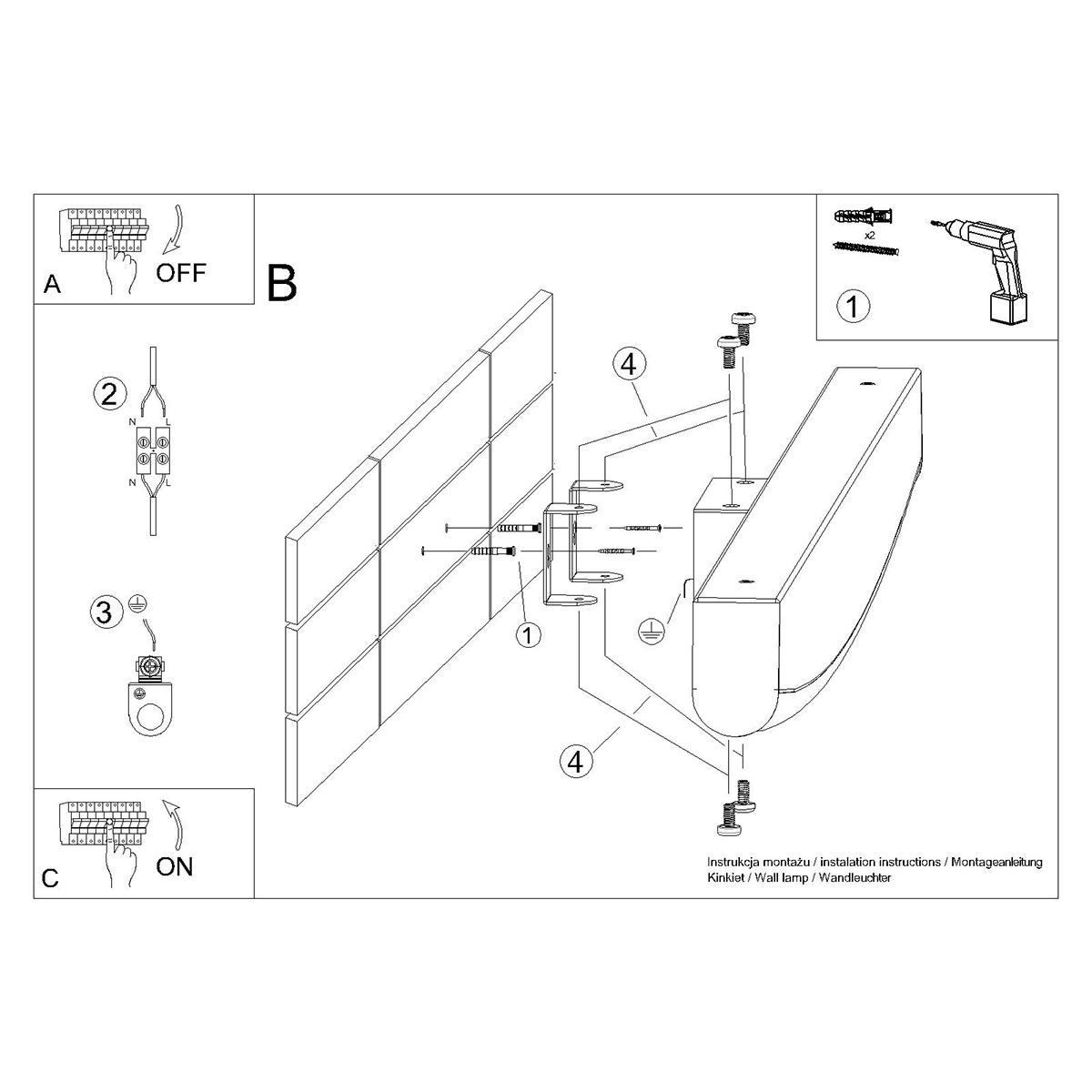 Kinkiet JORUN biały LED 3000K 7x5.5x60cm nowoczesna lampa LED do salonu nr. 11