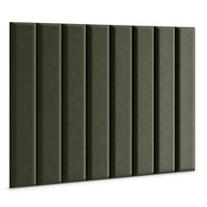 Panele tapicerowane 100x20 na ścianę wezgłowie khaki - Miniaturka zdjęcia nr 3