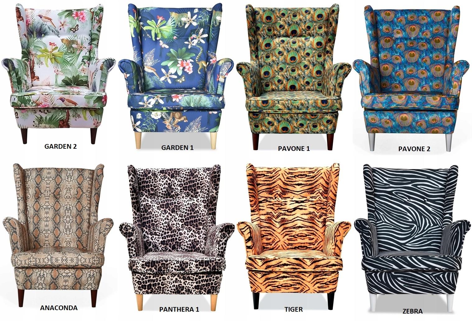 Fotel Uszak z podnóżkiem do lokalu baru pabu nr. 11