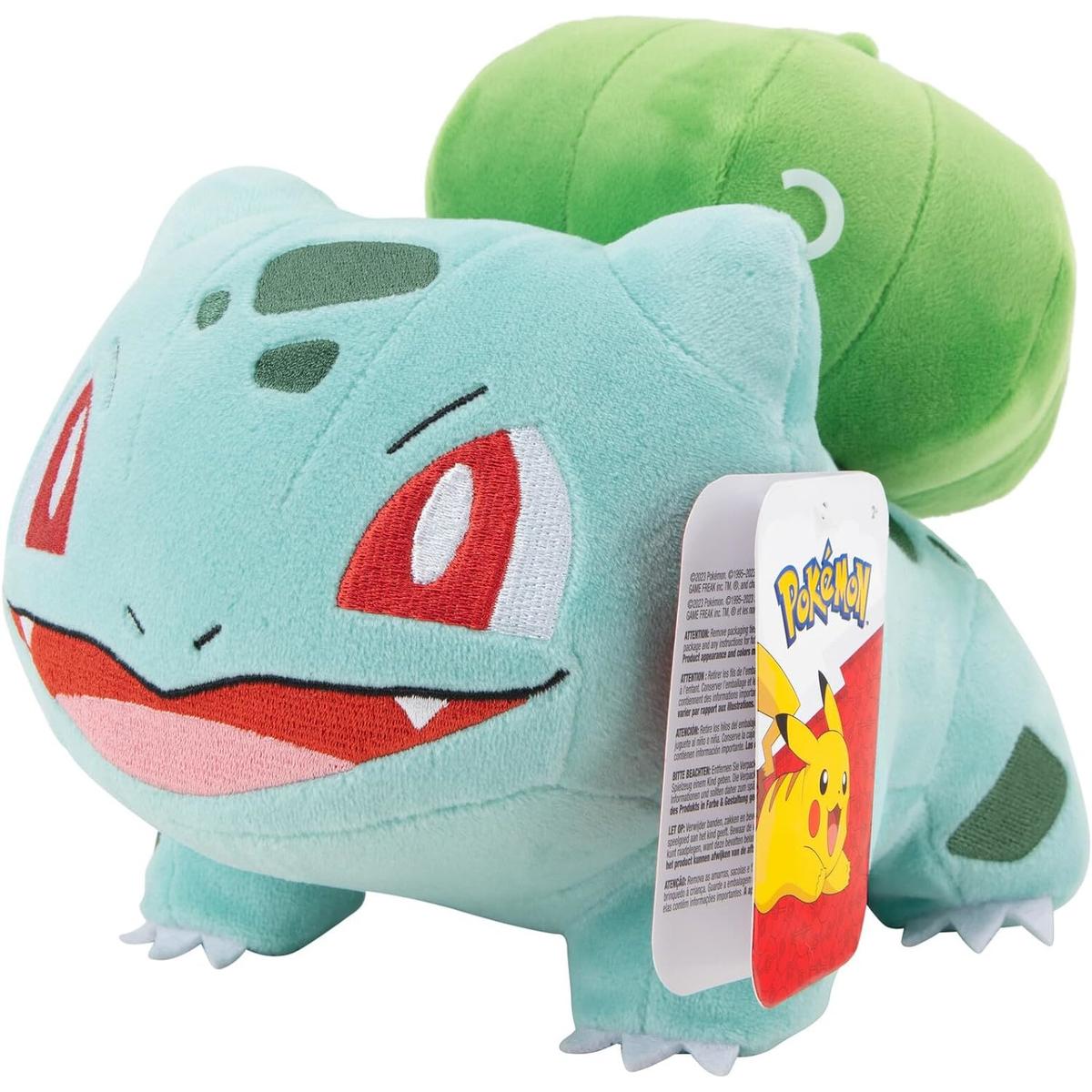 POKEMON ORYGINALNA MASKOTKA PLUSZOWA JAZWARES PLUSZ PLUSZAK BULBASAUR 20cm nr. 2