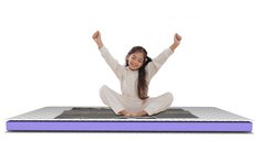 Materac piankowy 80x200 cm Luna Kids dla dziecka dwustronny H3 antyalergiczny 8 cm - Miniaturka zdjęcia nr 1