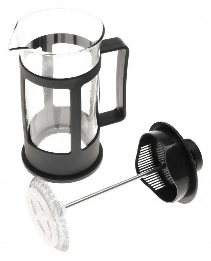 Szklany ZAPARZACZ TŁOKOWY do HERBATY Ziół KAWY French Press 300ml A1435 nr. 3