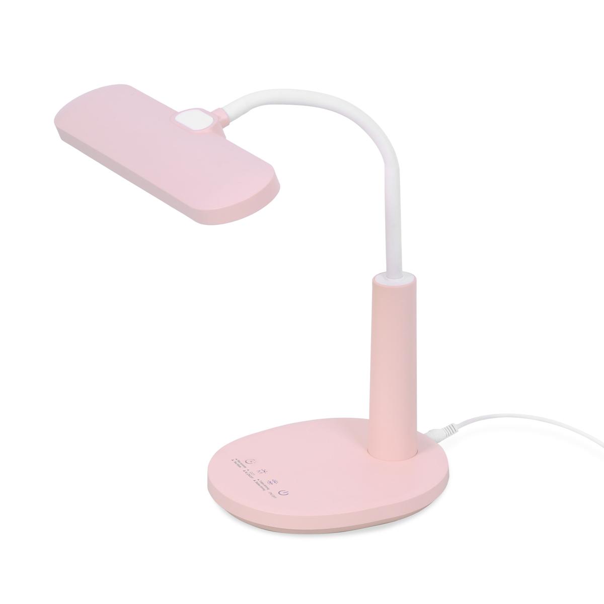 Lampka biurkowa K-BL1521 MILO 28x37x19 cm do salonu lub pokoju różowy