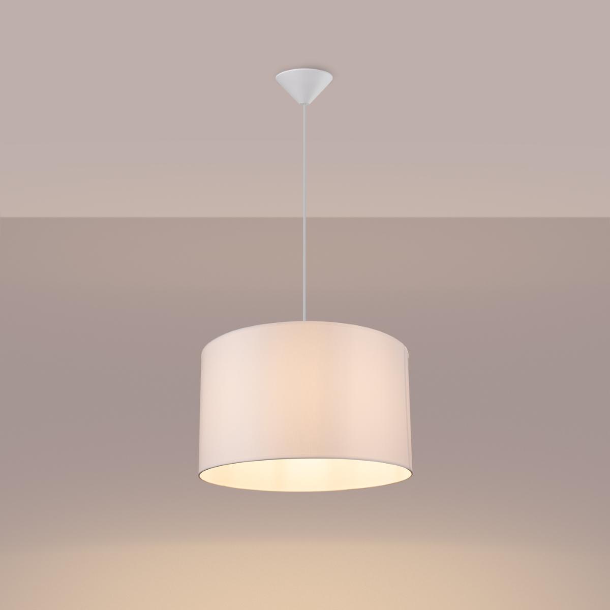 Lampa wisząca NOVA 40 biała 88x40x40cm nowoczesna E27 do salonu nr. 3