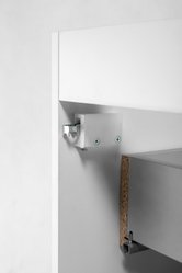 Szafka łazienkowa FLOW 80 cm biały z umywalka z nogami metalowymi - Miniaturka zdjęcia nr 10
