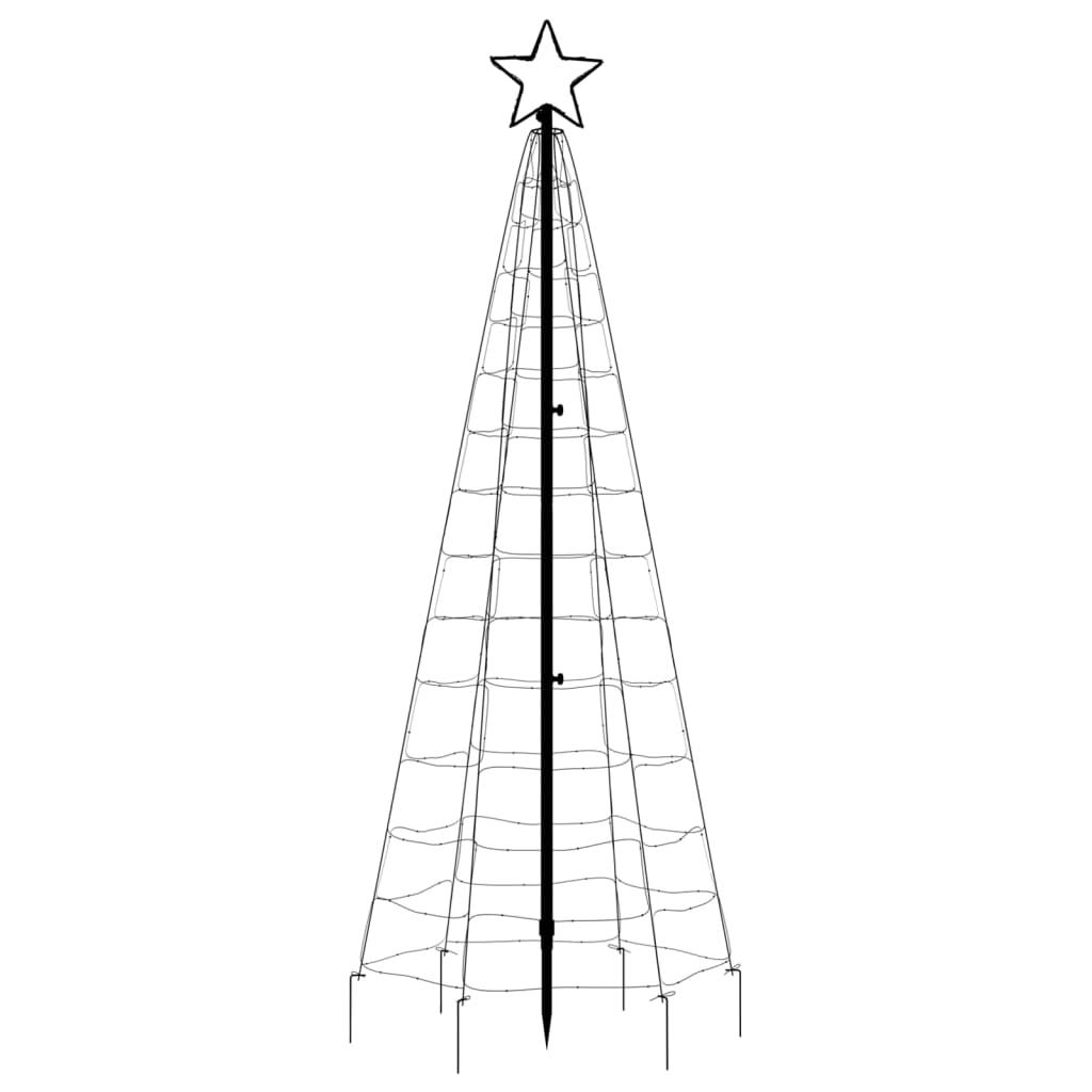 Choinka z lampek, z kołkami, 220 ciepłych białych LED, 180 cm nr. 5