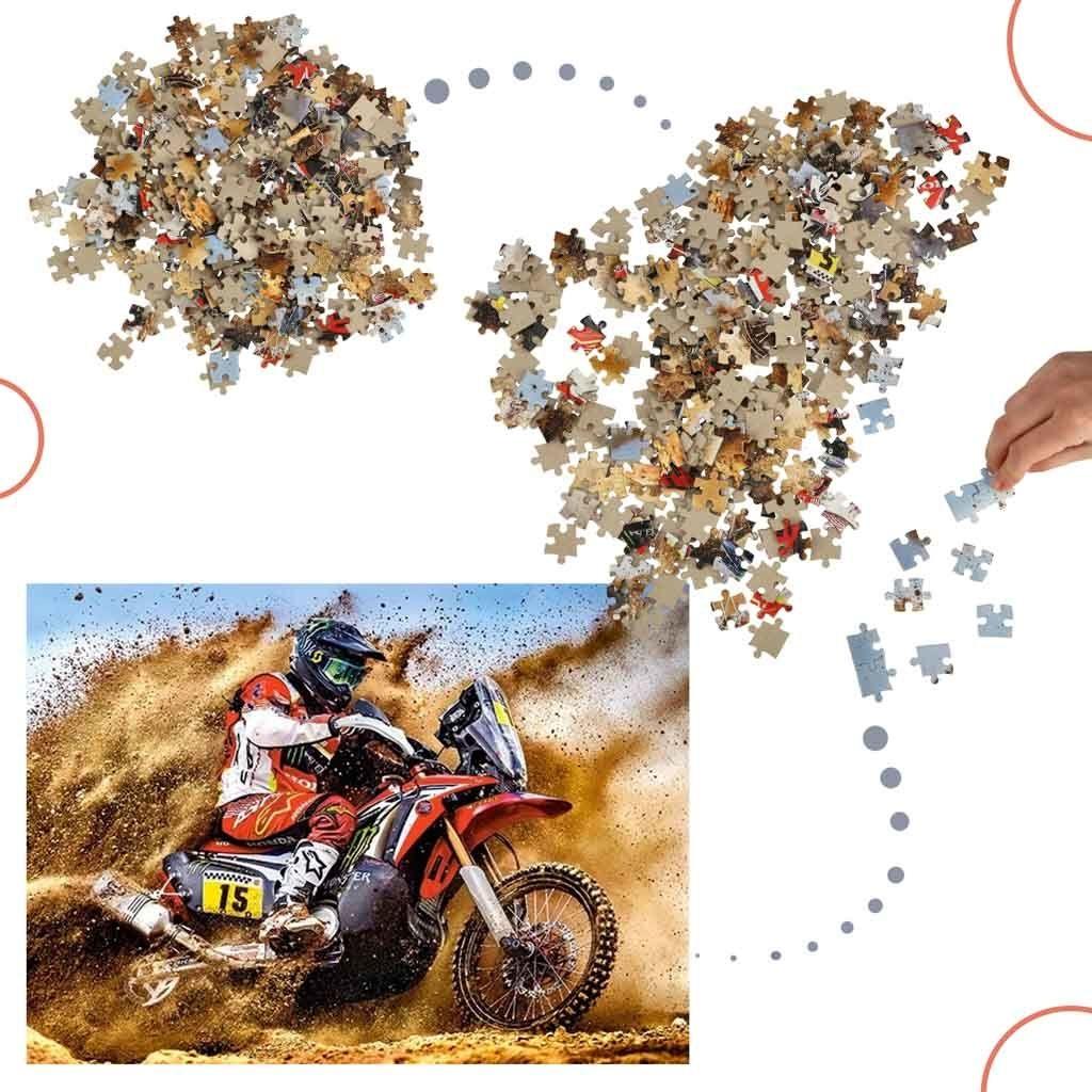 CASTORLAND Puzzle układanka 300 elementów Dirt Bike Power - Motocyklista 8+ nr. 5