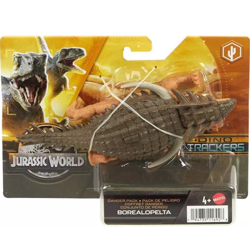 Dinozaur borealopelta jurassic world dino trackers park jurajski mattel dla dziecka