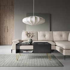 Witryna WT97 system HARMONY czarny grafit / marmur royal - Miniaturka zdjęcia nr 8