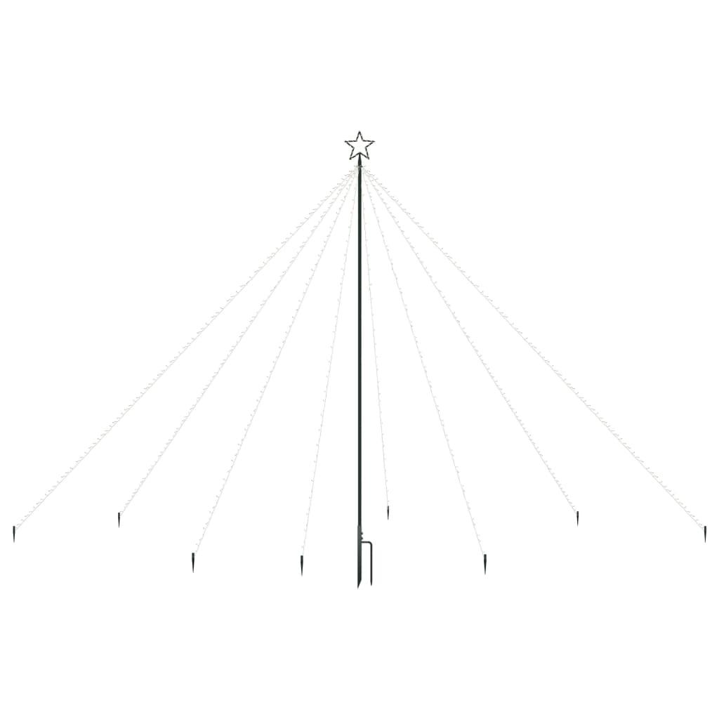 Choinka 3,6 m z lampek ułożonych w wodospad 576 diod LED do ogrodu nr. 1