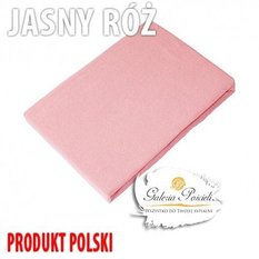 Prześcieradło frotte 200x220cm JASNY RÓŻ - Miniaturka zdjęcia nr 2