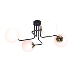 Lampa sufitowa K-4705 KARI 50x25x50 cm do salonu lub pokoju czarny/patyna/biały matowy - Miniaturka zdjęcia nr 1