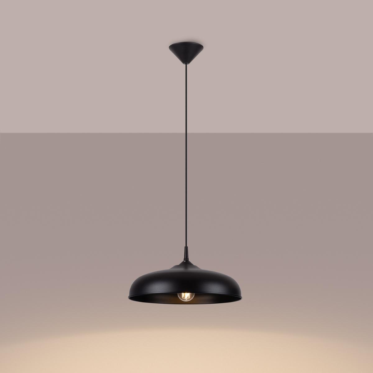 Lampa wisząca GINA czarna 74x38x38cm nowoczesna E27 do salonu nr. 3