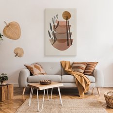 Obraz Na Ścianę Akwarele Styl Boho Natura Abstrakcja 80x120cm - Miniaturka zdjęcia nr 3