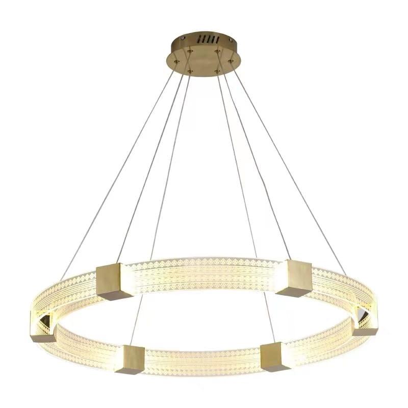 Vitro 50cm - nowoczesny żyrandol LED ring pierścień