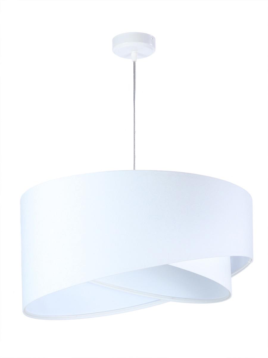 Lampa 50x23x93 cm do biura salonu sypialni wisząca asymetryczna biała nr. 1