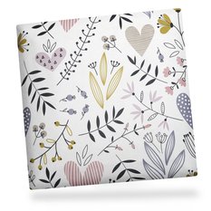 Panele tapicerowane 30x30 cm pastelowe rośliny z nadrukiem dla dzieci na ścianę - Miniaturka zdjęcia nr 3