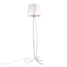 Lampa podłogowa K-4084 SOFIA 39x160x39 cm do salonu lub pokoju beżowy/złoty - Miniaturka zdjęcia nr 1