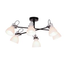 Lampa sufitowa K-8109 KANTI 60x26x60 cm do salonu lub pokoju biały/czarny - Miniaturka zdjęcia nr 1