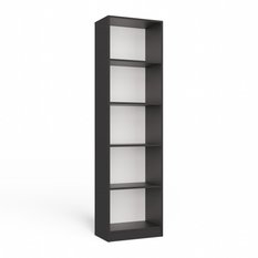 Regał Onyx 182x50x30 cm do sypialni salonu biura antracyt - Miniaturka zdjęcia nr 1