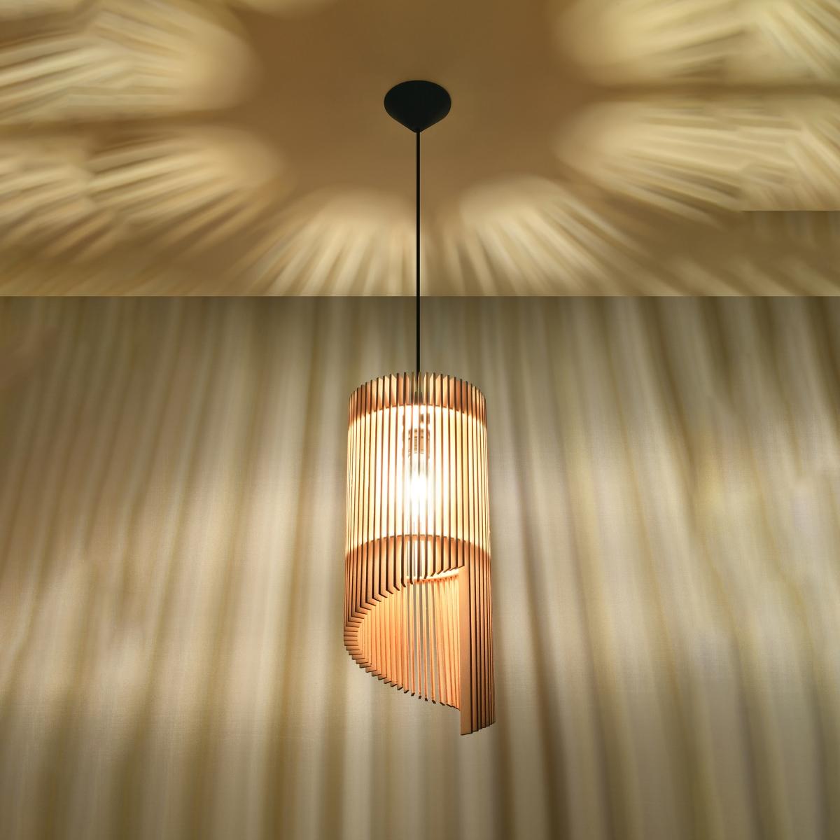 Lampa wisząca ALEXIA 120x21x21cm nowoczesna E27 do salonu nr. 3