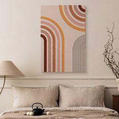 Obraz Do Salonu Styl Boho Abstrakcja Minimalistyczny Wzór 70x100cm - Miniaturka zdjęcia nr 5