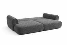 Kanapa rozkładana ITALY 253x110x82 cm LOOP sofa z funkcją spania ciemnoszara - Miniaturka zdjęcia nr 4
