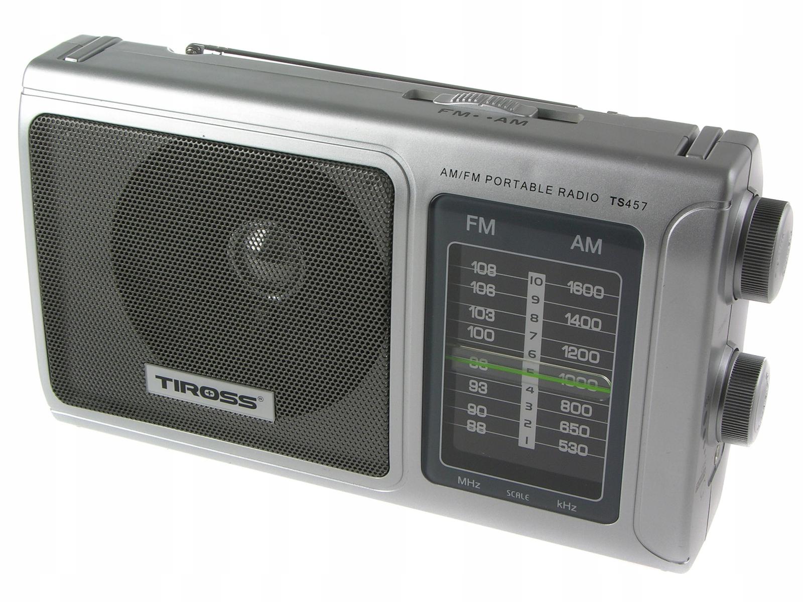 Radio przenośne   23 x 13 x 6,1 cm FM AM szare   nr. 6