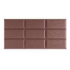 Panele tapicerowane 70x30 cm na ścianę prostokąt brudny róż - Miniaturka zdjęcia nr 4