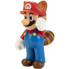 SUPER MARIO RUCHOMA FIGURKA RACCOON MARIO 7cm JAKKS PACIFIC ORYGINALNA  - Miniaturka zdjęcia nr 2