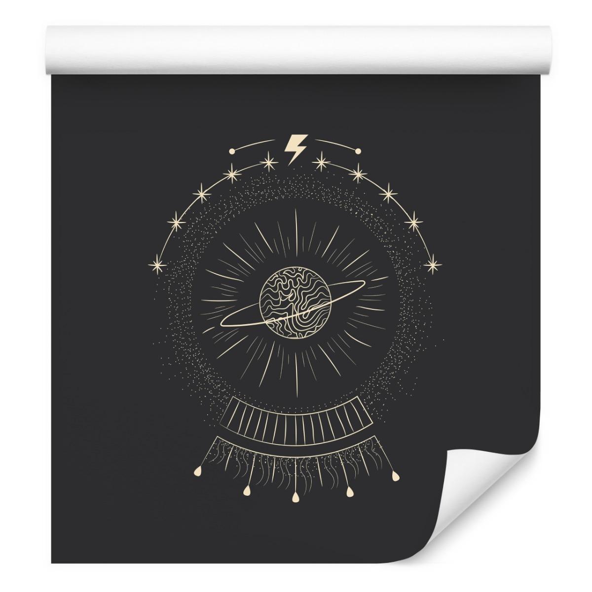 Tapeta Młodzieżowa PLANETY Gwiazdy Abstrakcja Boho  nr. 4