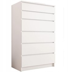 Komoda MODERN 70x40 cm biała z szufladami do biura sypialni lub salonu
