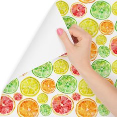 Tapeta do jadalni owoce cytryny pomarańcze limonki  - Miniaturka zdjęcia nr 3