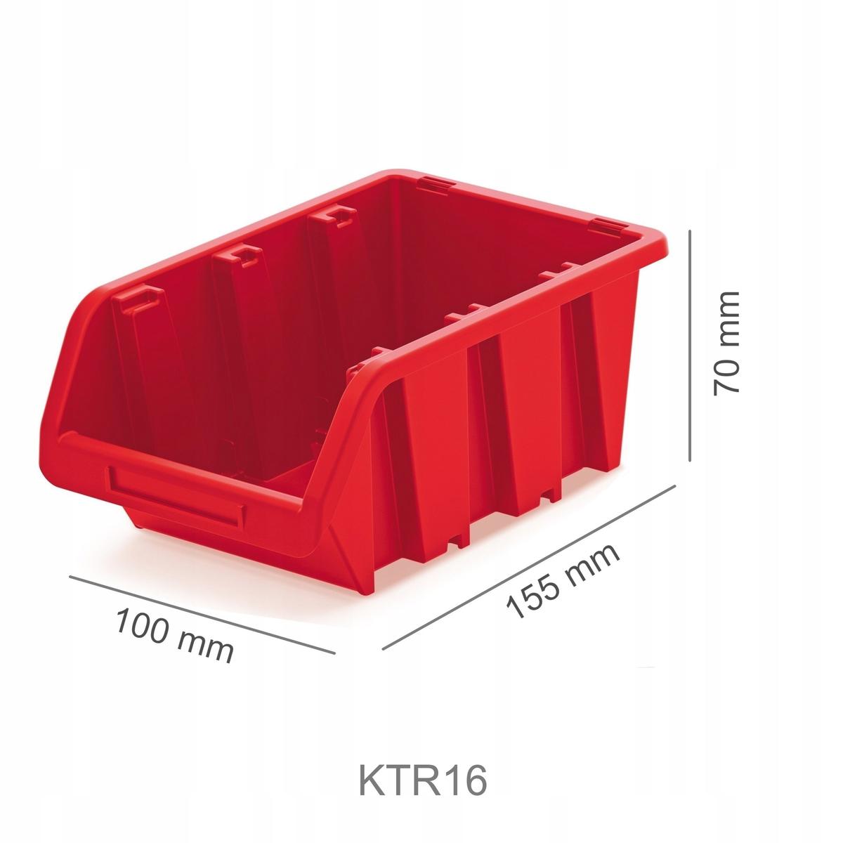 Pojemnik magazynowy, kuweta KTR16 - 155x100x70mm nr. 2