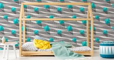 Tapeta W Rolce PIRAMIDY Czarno-Białe TŁo Efekt 3D  - Miniaturka zdjęcia nr 4