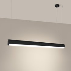 Lampa wisząca FARGE czarna LED 3000K 150x8x120cm nowoczesna LED do salonu - Miniaturka zdjęcia nr 3