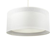 Lampa wisząca DUO 50cm  LEN LIGHT kremowa do salonu  - Miniaturka zdjęcia nr 2