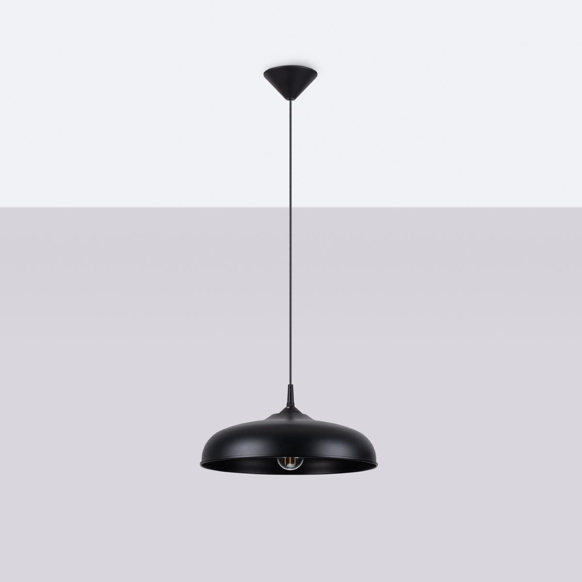 Lampa wisząca GINA czarna 74x38x38cm nowoczesna E27 do salonu nr. 2