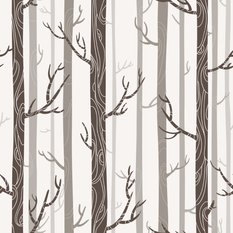 Tapeta Na Korytarz Pastelowe DRZEWA Natura Retro 53x1000 - Miniaturka zdjęcia nr 6