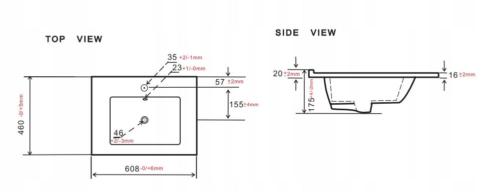 Szafka łazienkowa FLOW 120 cm z umywalką biały nr. 15