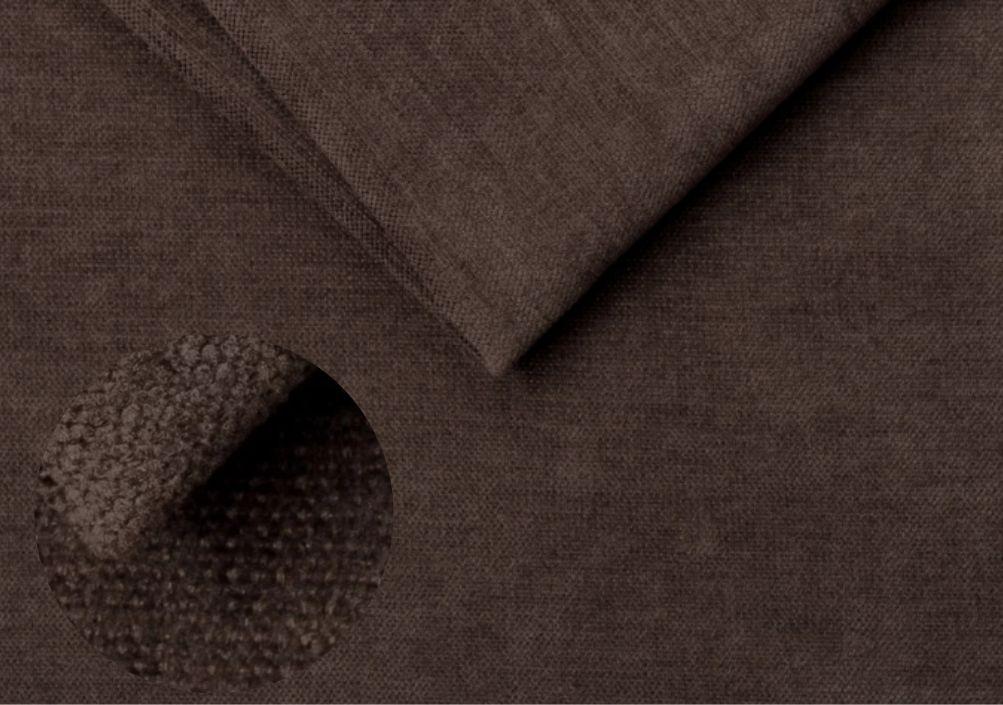 Kanapa z funkcją spania ITALY 253x110x71 cm trzyosobowa sofa rozkładana tkanina FLOW brązowa nr. 5