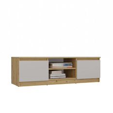 Szafka RTV Malwa 36x120x40 cm do salonu dąb artisan kaszmir beż - Miniaturka zdjęcia nr 10