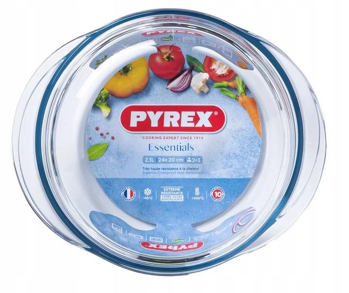 Naczynie Żaroodporne Z Pokrywą Pyrex 2,1l Okrągłe nr. 3