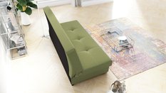 Wersalka Axel 90x195x91 cm do salonu tkanina obiciowa SAVANA PISTACHIO pistacjowy - Miniaturka zdjęcia nr 4