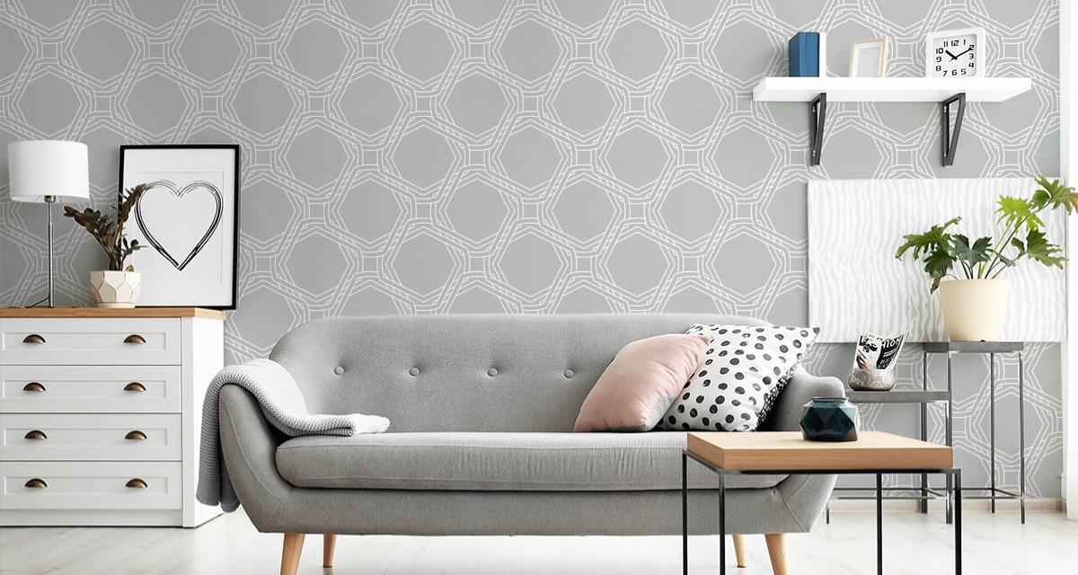 Tapeta Ścienna Do Salonu GEOMETRYCZNA Abstrakcja 53x1000  nr. 6