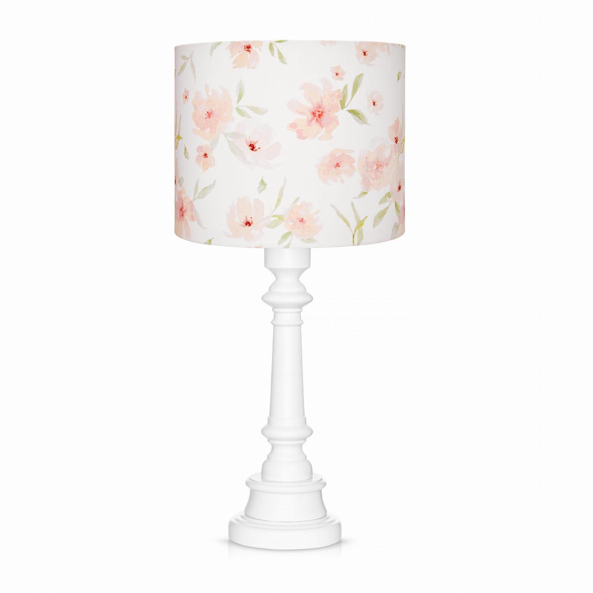 Lampa stołowa 25x25x55 cm BLOSSOM ze ściemniaczem drewno białe nr. 1